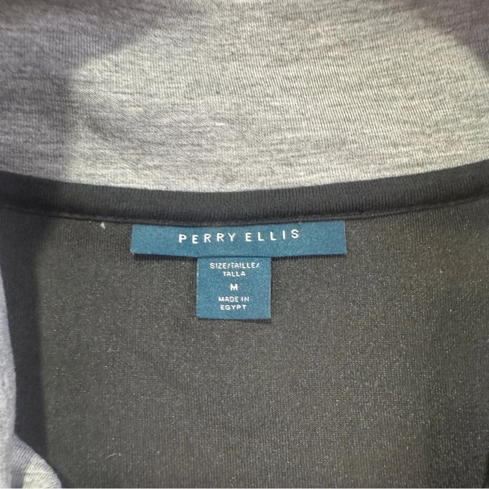 NWT Perry Ellis Full Zip Sweatshirt Men’s Size Medium - Picture 2 of 14
